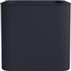 FLORUS Jive Square 40cm Fioriera per Piante - Anthracite | L 39 x P 39 x A 37.2 cm | Adatto per uso interno ed esterno | Plastica riciclata al 100%