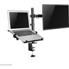 Neomounts FPMA-D550NOTEBOOK Braccio porta-monitor per 1 schermo con supporto per laptop, da 10 a 32 pollici