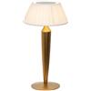 Zafferano Flaminia Lampada da Tavolo Portatile LedTouch Dimmer Oro