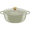 Tefal Casseruola ovale in ghisa 30 cm, Pentola leggera in alluminio pressofuso, facile da pulire, rivestimento ceramico sicuro, coperchio condensazione, adatto per forno, induzione, Air E2668925