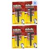 Gillette 4 x rasoio Gillette Super Click Sensitive Double Edge