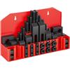 VEVOR Kit Morsetto di Fissaggio 58 pz Scanalatura da 5/8" Perno da 1/2-13" per Fresatrici Bridgeport, Standard, Trapani a Colonna, Trattamento Termico, Rettifica di Precisione, in Acciaio Legato 45#
