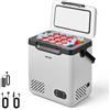 VEVOR Frigorifero Elettrico da Auto, Frigo Portatile 12 Litri da Auto 12V/24V CC 100-240V CA, Mini Frigorifero Portatile per Campeggio Pesca Viaggio Spiaggia con Maniglia, Temperatura tra -20- 20°C