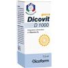 DICOFARM SpA Dicovit D 1000 Gocce - Integratore a base di Vitamina D3 per ossa e sistema immunitario - 7,5 ml