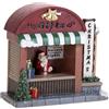 NEGOZIO C/BABBO NATALE C/LED RESINA
