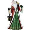 BABBO NATALE CON LANTERNA C/LED RESINA