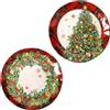 PIATTINO CHRISTMAS DECORI ASSORTITI SET 2 PZ MELAMINA