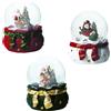 CARILLON PALLA DI NEVE SOGGETTI E COLORI ASSORT POLIRESINA
