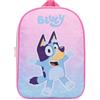 Get Trend Bluey Zaino Bambini 3+ Anni Zainetto Bambino Zaini da Viaggio Sport Zainetti Asilo Bimba Cinghie Regolabili Regalo Bambini (Rosa Bluey)