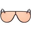 Tom Ford Occhiali da Sole FT1182 05E Achilles Nero/Marrone Chiaro Unisex 75/10/120