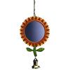 Nobby Flower Mirror with Bell Cage Toy, 24 cm