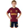 Get Trend Real Madrid | FC Barcelona Pigiama Ragazzo, 2 Pezzi Completo con 100% Cotonee T-Shirt e Shorts, Estivo Calcio Regalo Bambino