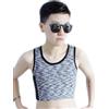 BaronHong Tomboy Trans Lesbian Cotton Chest Binder Plus Size Canotta corta con fascia elastica più forte