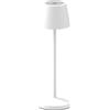 Lumisky Lampada da tavolo senza fili LED bianco caldo dimmerabile EMILY H25cm, bianco