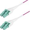 StarTech.com Cavo in fibra ottica multimodale da 40m LC a LC (UPC) OM4 Viola Eri