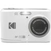 Kodak Macchina fotografica compatta Pixpro FZ45 - Bianco + Kodak Zoom Optique 4X 4.9-19.6mm f/2.3 f/2.3 - refurbished