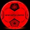 Hy-Pro Arsenal Newcastle United - Calcio a LED con luci al buio, luci antiurto, spegnimento automatico, adatto a tutte le età
