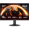 AOC 24G50F Monitor Gaming, 24 ", Full-HD, 1920 x 1080 Pixel, tempo di risposta 4 ms, refresh rate 180 Hz