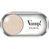 Pupa Vamp! Ombretto Top Coat 206 SparKling Gold Ombretto Altamente Pigmentato con Applicatore 1 gr Polvere Compatta