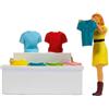 NOCH Tiny-Scenes - Scena di mercato realistica con personaggi modelli, ideale per scartamento H0