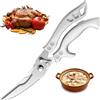 Zuuyye - Forbici da Pollame da Cucina, Forbici da Osso in Acciaio Inox Affilate per Carne, Pesce, Forbici da Pizza con Blocco di Sicurezza