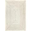 HAMID - Tappeto di Iuta Naturale Alhambra Avorio, Iuta Tappeto, Tappeti 100% Fibra di Juta, Tessuto a mano, Tappeto da soggiorno, Corridoio, Camera da letto, (200x300cm)