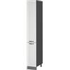 Vicco Armadio da farmacia R-Line, Bianco country, 30 cm | Frontale in MDF · 5 Ripiani · Piedini regolabili in altezza · Liberamente combinabile · ✓ Ampio spazio contenitivo