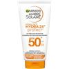 Ambre Solaire Garnier Hydra Protect - Ambra solare 24 ore, latte, protezione molto alta, SPF50 + 50 ml