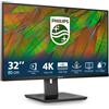 Philips Serie 3000 32B1N3800/00 Monitor PC 80 cm (31.5) 3840 x 2160 Pixel 4K Ultra HD LCD Nero
