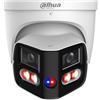 Dahua IPC-PDW3859-A180-E2-AS-PV Telecamera Minidome Panoramica IP 8 MP 180° TiOC ottica 2,8 mm