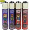 Clipper ACCENDINI CLIPPER STRANGER THINGS MOD.1 PREMIUM & SPECIAL EDITION - SERIE COMPLETA DA 4 PEZZI LARGE
