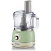 Ariete Linea Vintage 1781 Robot da cucina Vintage, 1000W, Capacità 2,1L (utilizzabile 1,2L), Per preparazione impasti, Verde