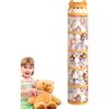 Generico Organizzatore Per Peluche | Contenitore Per Giocattoli Morbidi,Torre Trasparente Con Ruote, Porta Peluche Tubo Decorazione -Per Camera | Per Camera Dei Bambini