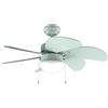 Cecotec - Ventilatore da Soffitto con luce EnergySilence Aero 3600 Vision Full Mint, 50W, Diametro 92 cm, 3 Velocità, 6 Lame Reversibili, Inverno-Estate, Utilizzo Facile, Interruttore a Catena