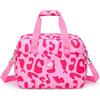 Micmores Per Easyjet Airlines Cabin Bag 45x36x20, 24L Underseat Hand Bagaglio, Travel Duffle con Trolley Sleeve, Borsa da viaggio per weekend a mano, Impermeabile, Rosa acceso, carry-on 24L, Per Easyjet