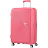 American Tourister Soundbox - Trolley L Espandibile Valigia, 77 cm, 97/110 L, Rosa (Sun Kissed Coral)