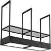 Faber Cappa filtrante a isola T-SHELF EVOLUTION BK MATT KL F160 335.0727.000 finitura nero opaco da 160 cm