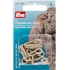 Prym Gancio E Occhiello In Finta Pelliccia, Poliestere, Beige, 9.3 x 5.7 x 1.8 cm