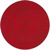 Guzzini Tovaglietta rotonda reversibile in tessuto, colore rosso cielo
