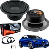 Hertz EvoTuning 2 Casse Woofer Hertz C165L Anteriori 165 mm per Alfa Romeo Giulietta