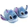Disney Stitch - Pantofole da donna Lilo&Stitch 3D, calde e soffici, taglia 36-41, colore: Blu