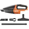AEG BHSS18C-0 Aspiratore Compatto 18V, con Recipiente Trasparente Sganciabile, Pre-filtro Lavabile e Interruttore di Blocco
