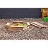 COSY Sabbiera Ottagonale Con Coperchio In Legno