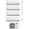 Hisense CONDIZIONATORE HISENSE QUADRI SPLIT ENERGY PRO PLUS 9000+9000+9000+12000 BTU WIFI INVERTER 5AMW105U4RQC A++