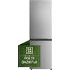 HAIER HDPR1618ANPK FRIGORIFERO COMBINATO, A 185 cm, 4 ripiani, Rumorosità 35 dB(A), Inox, Classe A, Abbonamento DAZN Full 6 mesi incluso