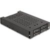 DeLOCK Rack mobile da 3.5″ per 4 x M.2 NVMe SSD con connettore OcuLink SFF-8612 [47111]
