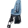 BOBIKE 8012200023 - Seggiolino posteriore ONE MAXI con sistema 1P&E-BD per bicicletta con ruote da 26" a 29'' con attacco sul tubo di sterzo e portapacchi in colore Blu Cittadella