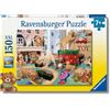 Ravensburger Puzzle per bambini Ravensburger - 12000865 giocosi cuccioli - Puzzle XXL da 150 pezzi per bambini dai 7 anni in su