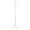 AC Design Furniture Yannick appendiabito, H: 176 x l: 51 x P:45 cm, bianco, legno di albero della gomma, 1 pz.