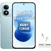 XIAOMI Smartphone Xiaomi REDMI Note 17 5G, batteria 7700mAh, 6G/128GB, colore blu (con auricolari Bluetooth)